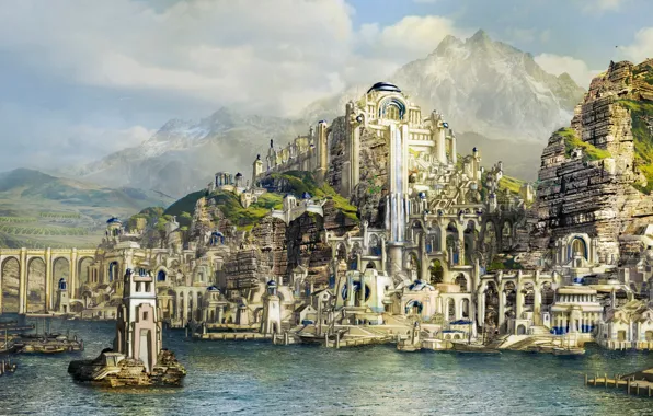 Landscape, nature, the lord of the rings