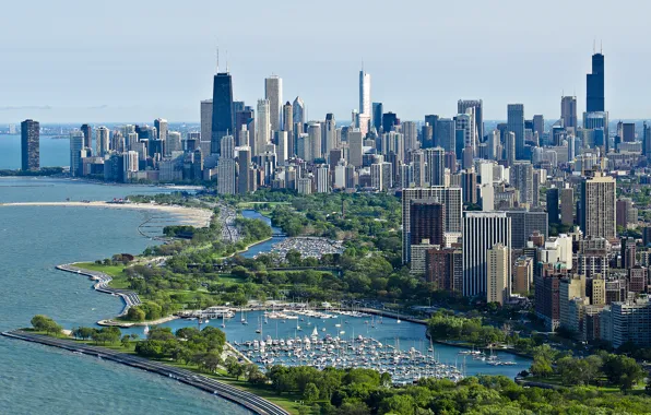 Картинка city, город, Чикаго, USA, Chicago, Illinois