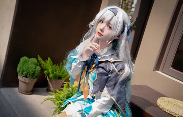 Asian, women, cosplay, Firefly, Honkai, Borusushi, Star Rail