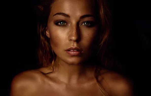 Картинка портрет, веснушки, Rahel Chiwitt