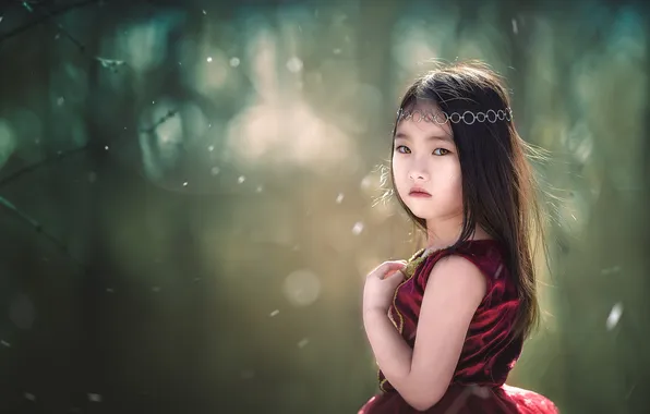 Взгляд, портрет, девочка