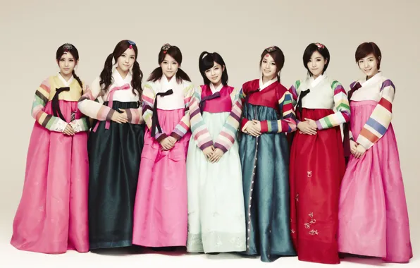 Картинка музыка, девушки, азиатки, Южная Корея, Kpop, T-ARA, ханбок