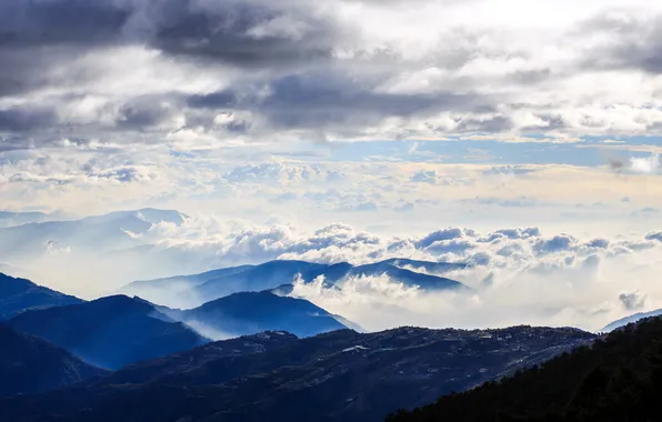 Картинка Taroko National Park, hehuan mountains, sea of clouds