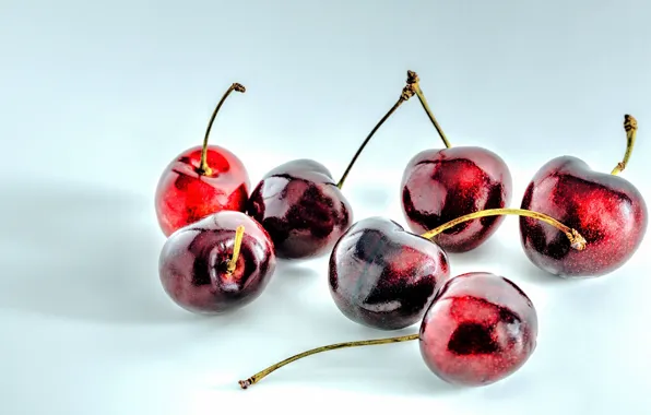 Food, fruits, cherries