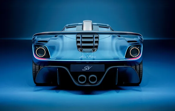 Суперкар, supercar, вид сзади, limited edition, 2026, Gordon Murray Automotive, GMSV, лимитированный тираж