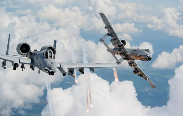 Картинка полет, Thunderbolt, штурмовики, A-10C