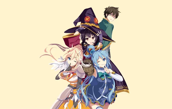 Anime, manga, japanese, mahou, KonoSuba, Kono Subarashii Sekai ni Shukufuku o!, madoshi