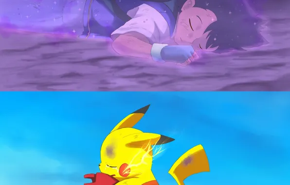 Мальчик, пикачу, Покемон, Pokemon