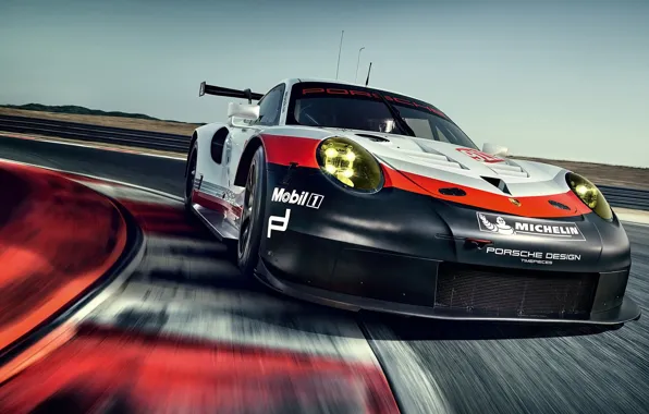 Car, Porsche, supercar, Porsche 911, asphalt, 911 Rsr, Porsche 911 Rsr
