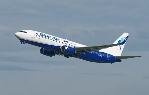 Картинка Boeing, Blue Air, Boeing 737—800
