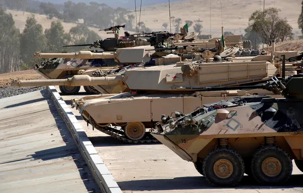 Танки, Abrams, военная техника, абрамс