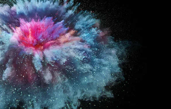 Colorful, Explosive, Reds & blues