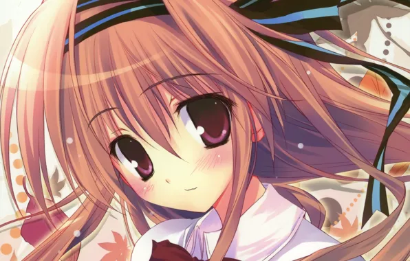 Kawaii, girl, eyes, blush, anime, pretty, asian, japanese