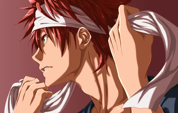 Лента, парень, В поисках божественного рецепта, Сома Юкихира, Shokugeki No Soma