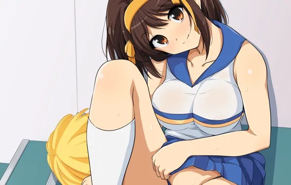 Boobs, breast, anime, tits, chest, busty, oppai, Suzumiya Haruhi