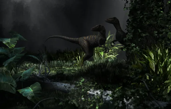 Динозавры, Art, Raptors trap, Alessandro Mastronardi