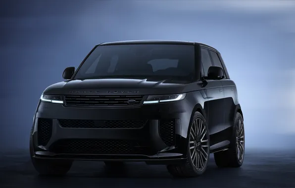 Range Rover, вид спереди, Внедорожник, SUV, 2025, Range Rover Sport SV, BlackEdition