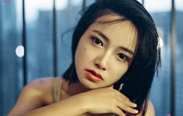 Beautiful, Asian, Model, Woman, Cute, Pretty, Petite, Close Up