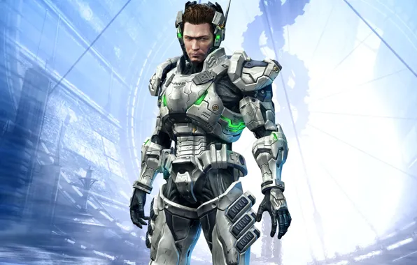 Картинка game, armor, suit, Vanquish, Sam Gideon