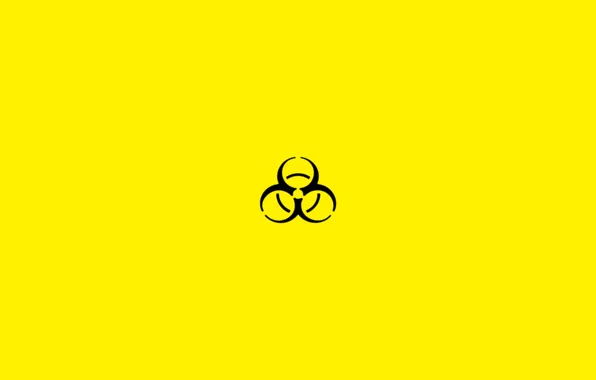Опасность, знак, wallpaper, Biohazard, биологическое оружие