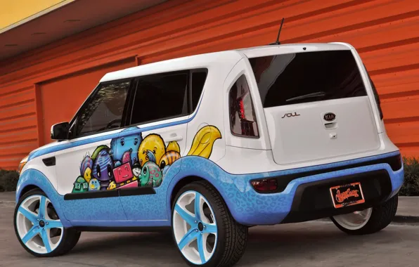 2011, tuning, Kia, soul, west cosat customs, hole-in-one