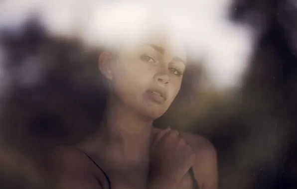 Взгляд, девушка, веснушки