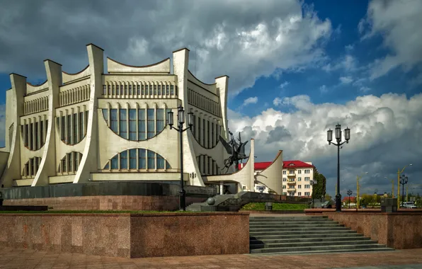 Беларусь, гродно, драмтеатр