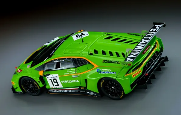 Картинка Lamborghini, вид сбоку, вид сверху, GT3, Spark, 2015, Huracan, Lamborghini Huracan GT3