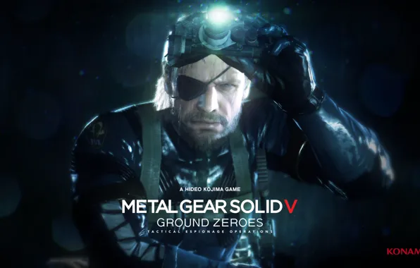 MGS, Konami, Kojima Productions, Naked Snake, Снейк, Ground Zeroes, Big Boss, Hideo Kojima