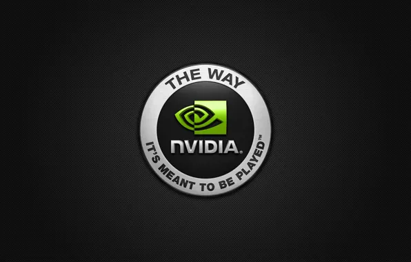 Картинка nvidia, logo, the way its meant to be played