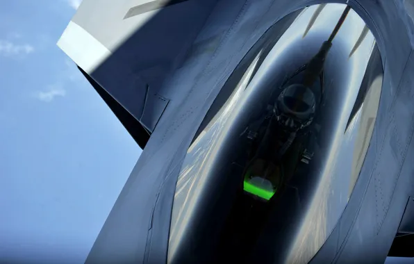 USAF, Пилот, F-22 Raptor, Кокпит