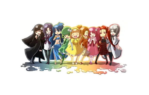 Картинка арт, девочка, Анимешки