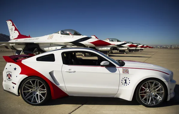 Mustang, Ford, Air, Thunderbirds, Force, Edition, 2014