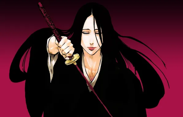 Sword, game, Bleach, woman, anime, ken, bankai, brunette