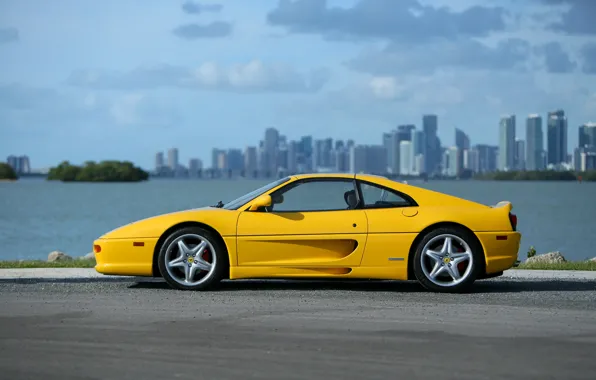 Картинка Ferrari, F355, profile, Ferrari 355 F1 GTS