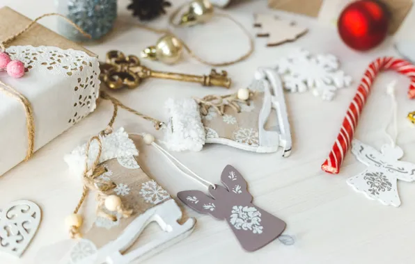 Картинка Новый Год, Рождество, white, vintage, merry christmas, decoration, xmas