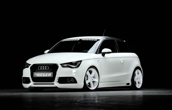 Audi, ауди, тюнинг, белая, 2013, Rieger