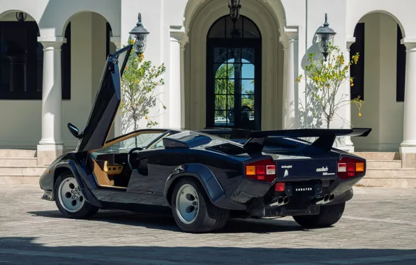 Скачать обои Lamborghini, supercar, black, Countach, Lamborghini ...