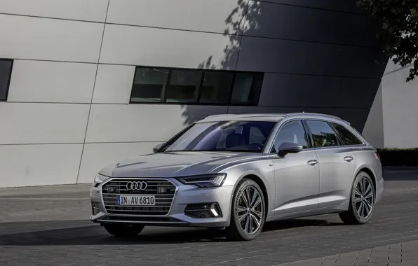 Audi, тень, 2018, универсал, серо-серебристый, A6 Avant