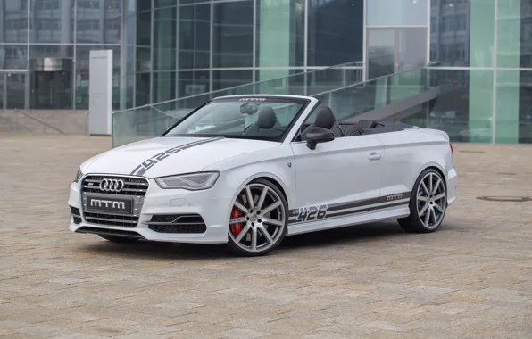 Audi, здание, площадь, диски, Cabriolet, 2015