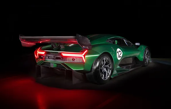 Суперкар, вид сзади, 2019, Brabham, BT62