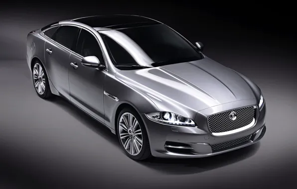Картинка серебро, Jaguar, модель XJ