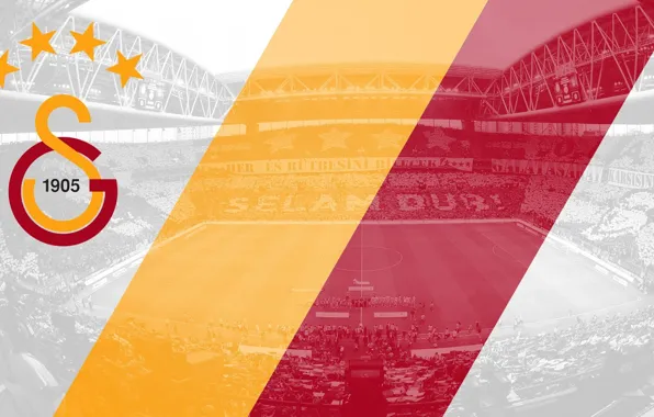 Wallpaper, sport, logo, stadium, football, Galatasaray SK, Turk Telekom Arena