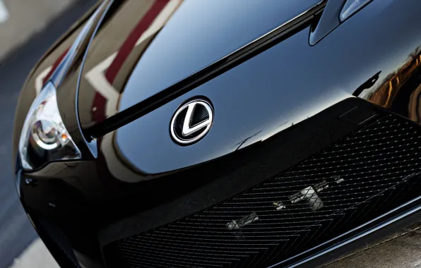 Картинка Lexus, logo, LFA, Lexus LFA, badge