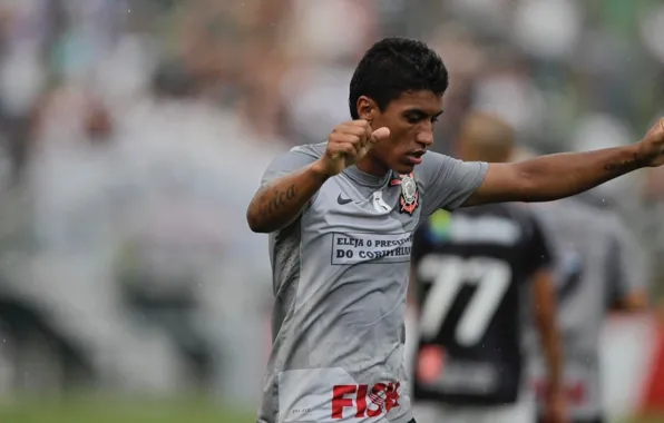Спорт, Футбол, Football, Sport, Коринтианс, Paulinho, Corinthians, Паулиньо