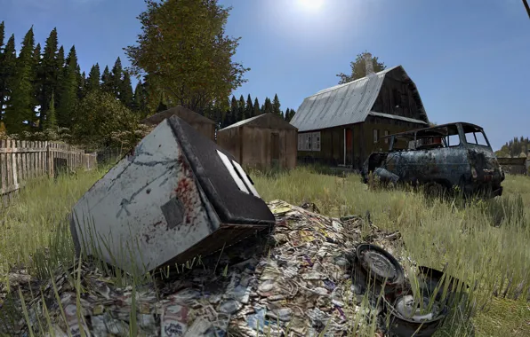 Пейзаж, природа, дом, dayz, dayz standalone