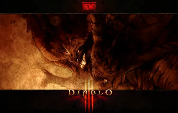 Картинка монстр, пасть, дьявол, ужас, Blizzard, Diablo 3, нечисть, бес