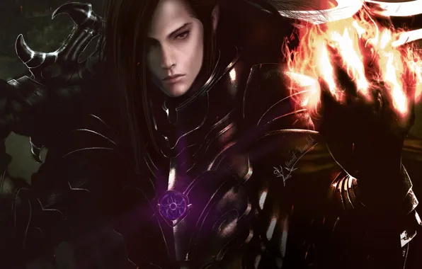 Фентези, аниме, арт, Fantasy, финалка, Dark eldar