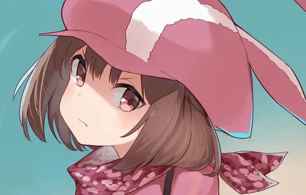 Взгляд, девочка, чепец, Sword Art Online Alternative: Gun Gale Online