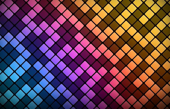Абстракция, сетка, квадраты, grid, abstraction, squares